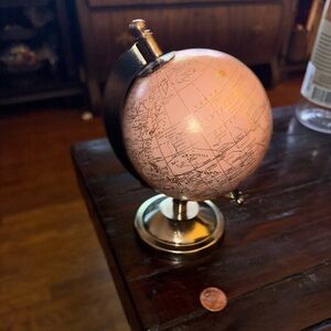 Pink Mini Globe Home Accent